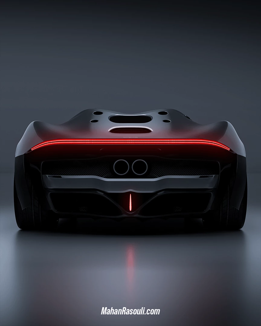 Tail light and fog light – rear detail