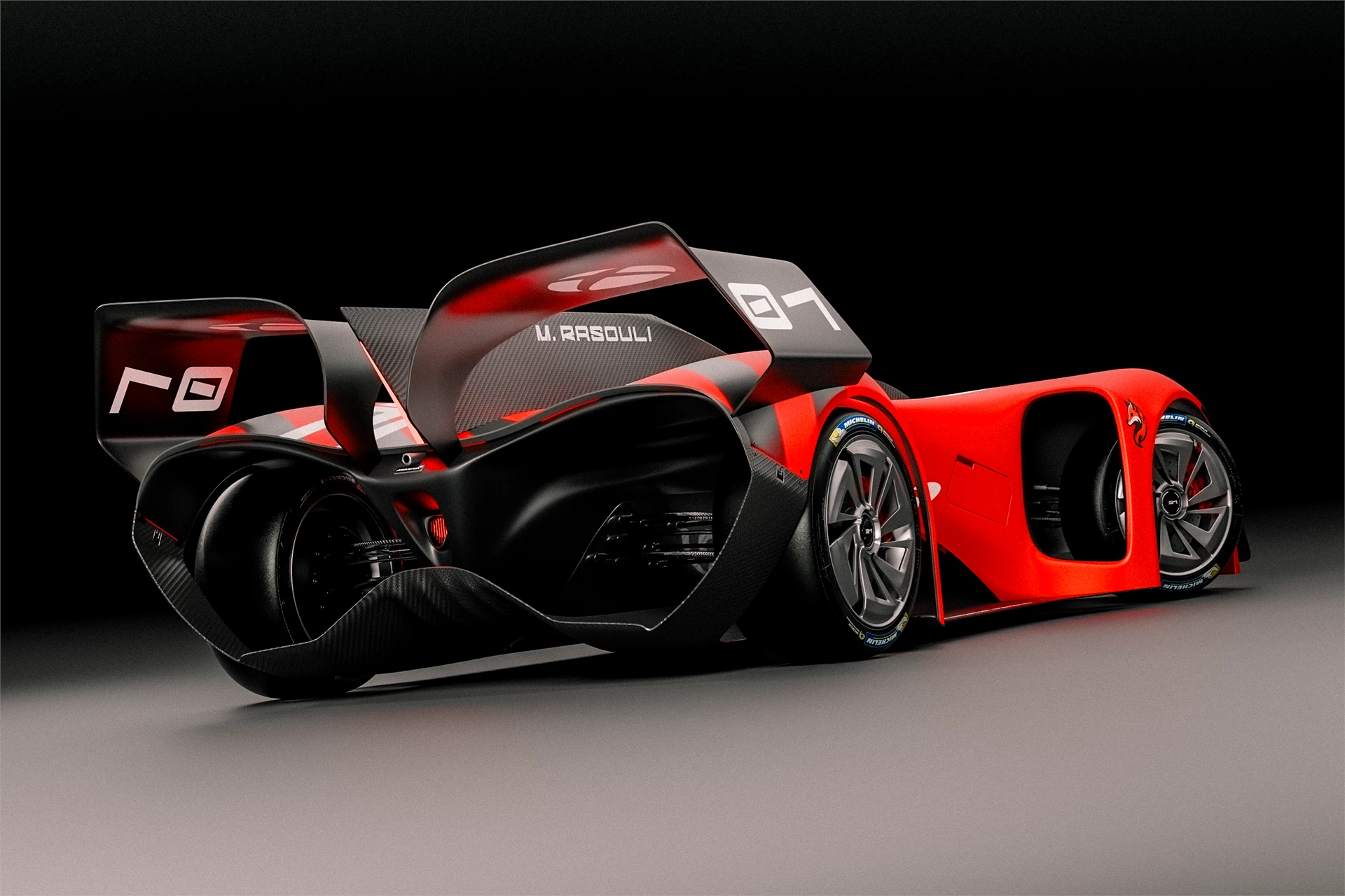 McLaren R1 bottom right