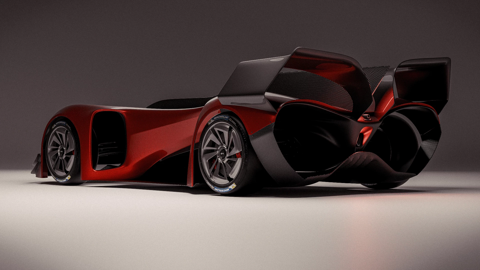 McLaren R1 – clean studio render